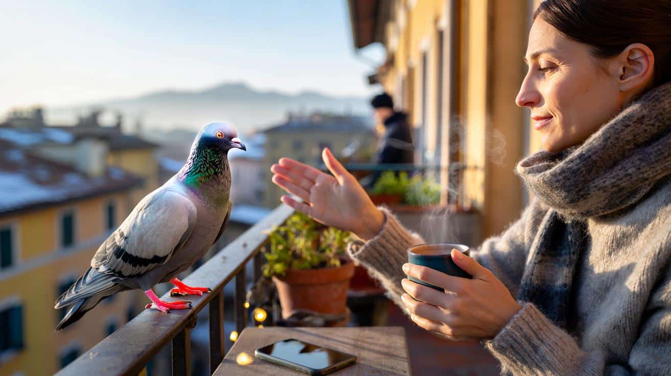 Anche tu saluti i piccioni dal balcone?” : a dicembre 2025 gli psicologi dicono cosa rivela di te
