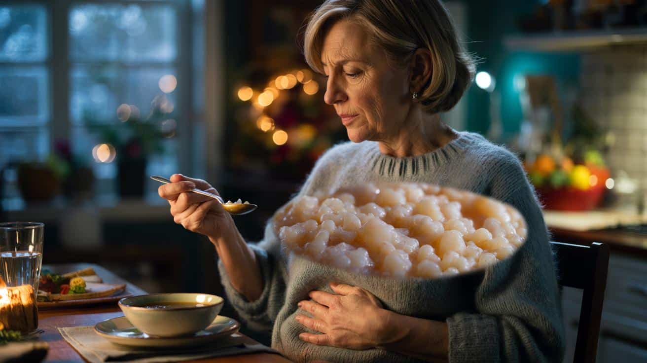 Mi gonfio dopo due cucchiai” : dicembre 2025, i segnali che ti avvertono del cancro peritoneale