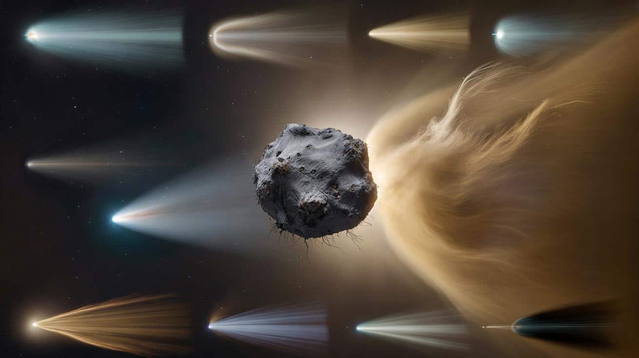 Non è roba di qui" : a dicembre 2025 tu cosa vedi in queste otto foto della cometa 3I ATLAS?