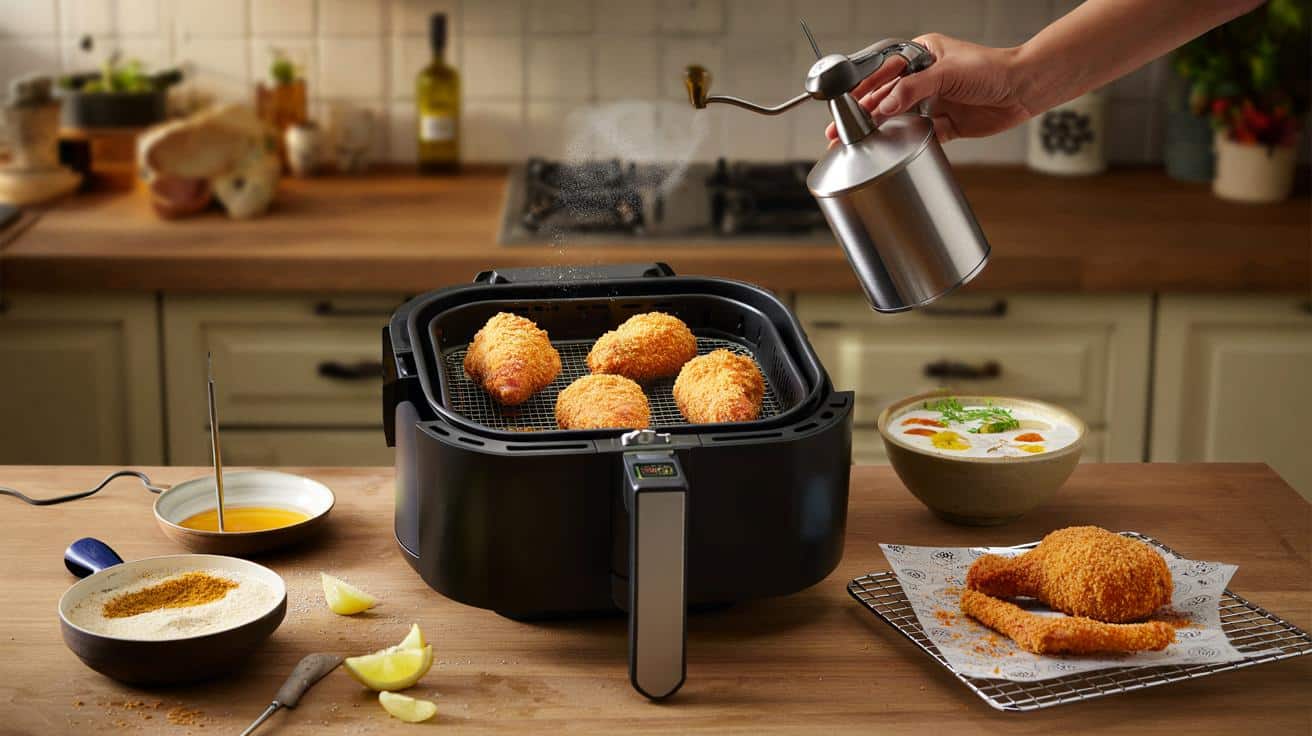 Non mi viene mai croccante” : a dicembre 2025 tanti cambiano trucco per il pollo in air fryer