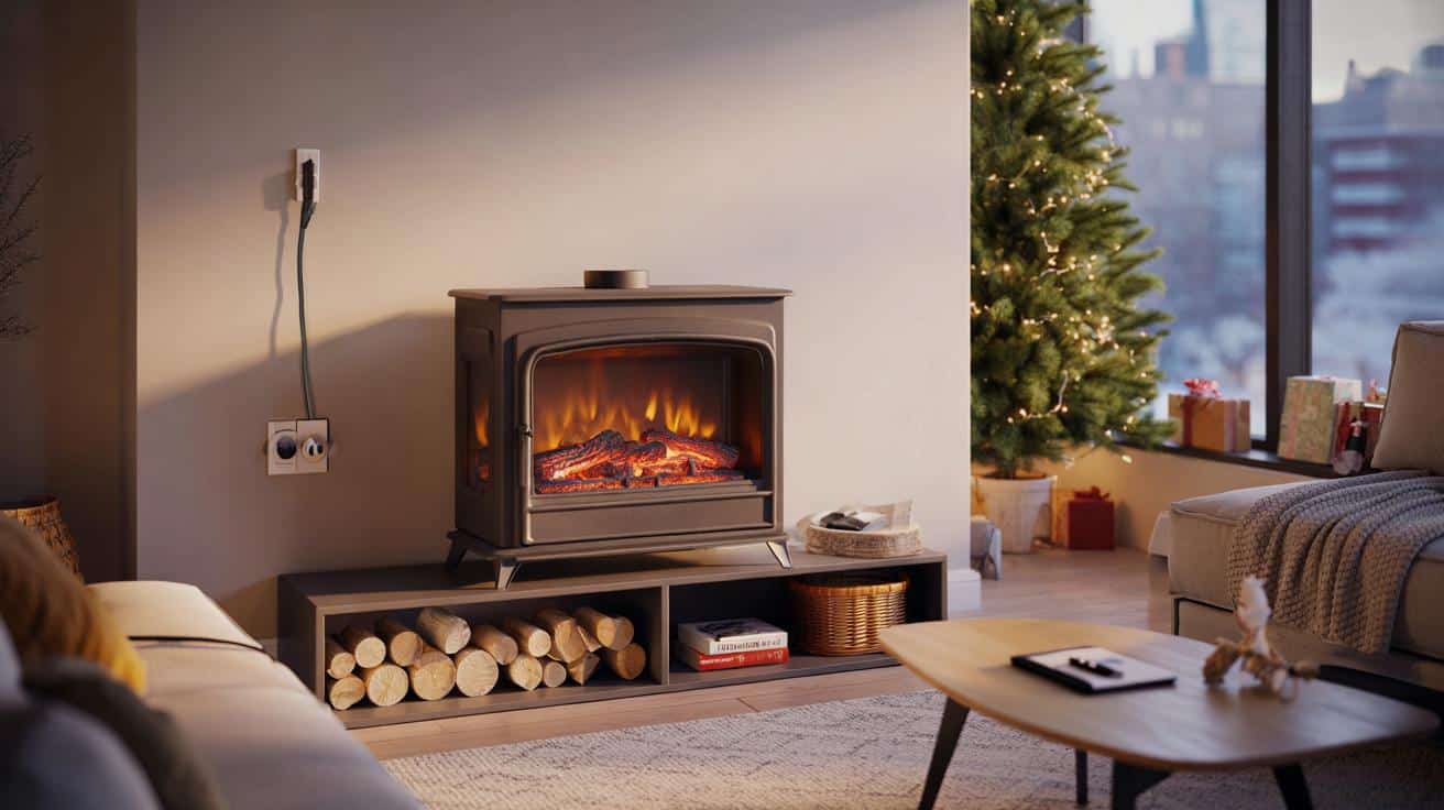 Non voglio più fuliggine in salotto” : a natale dicembre 2025 la stufa elettrica ti cambia casa?