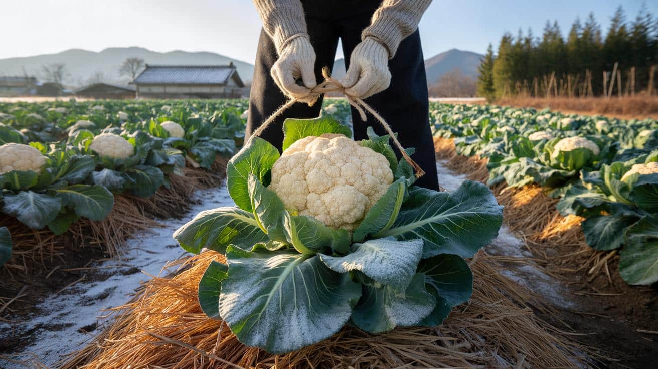 Ogni gelo mi lascia l’orto vuoto” : il trucco giapponese che a dicembre 2025 dà cavolfiori XXL