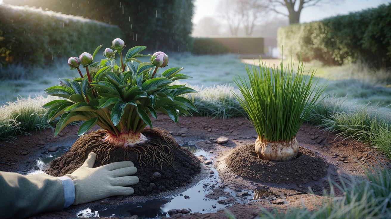 Ogni inverno le mie peonie muoiono piano” : a dicembre 2025 il tuo pacciame può uccidere i fiori