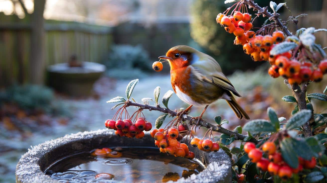 Ogni mattina lo trovo lì” : in dicembre 2025 il frutto che fa restare i pettirossi nel tuo giardino