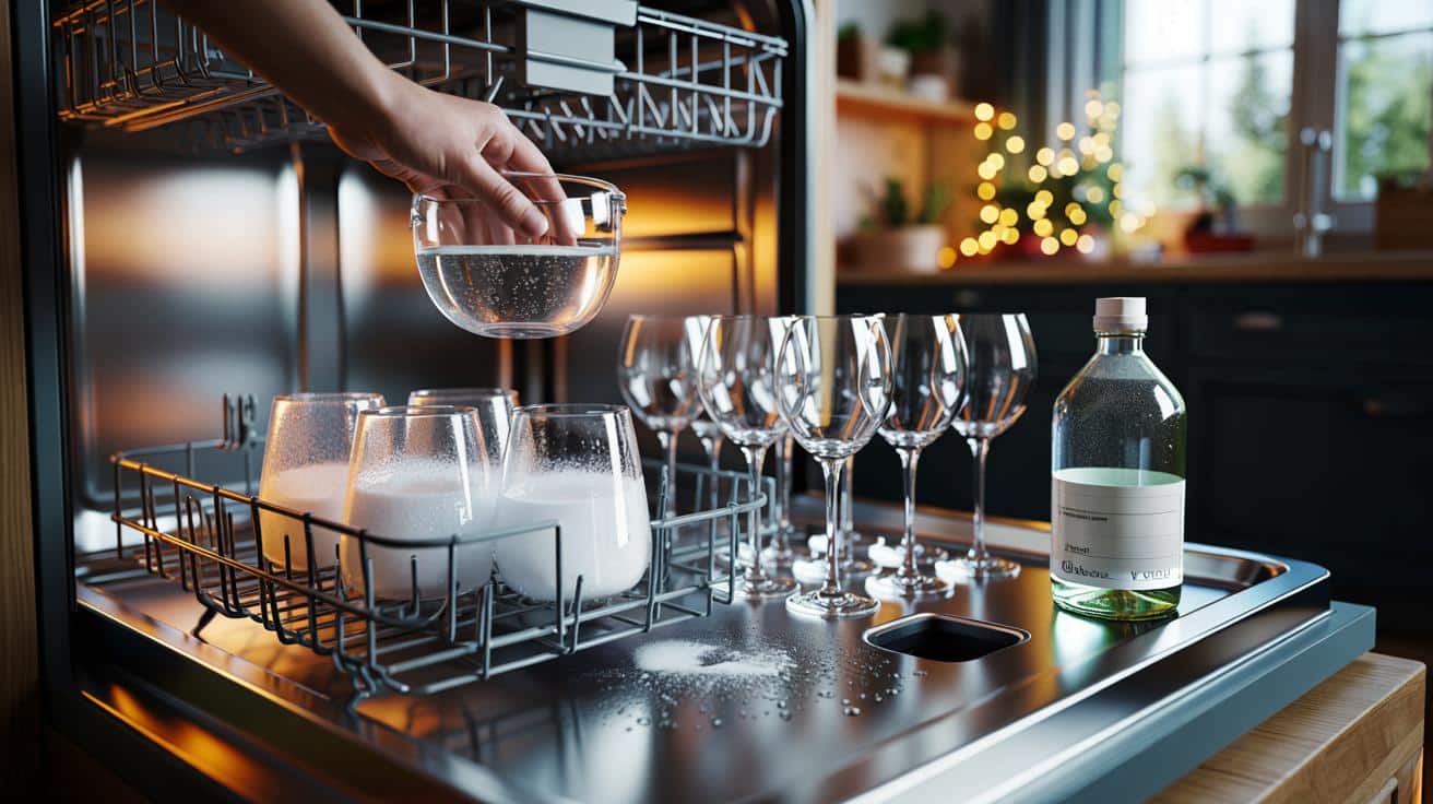 Ogni volta apro la lavastoviglie e i bicchieri sono opachi” : aceto bianco ti salva a dicembre 2025