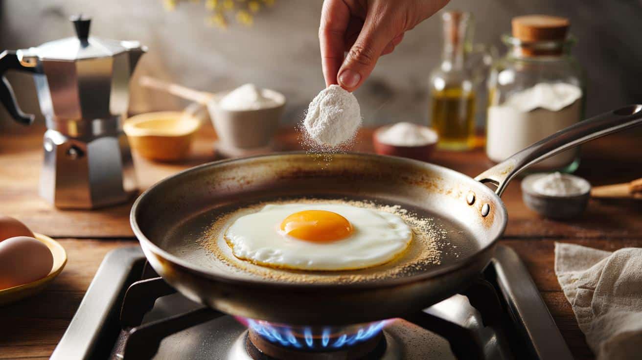 Ogni volta si incollano e butto la padella” : nel fornello il trucco alla farina di dicembre 2025