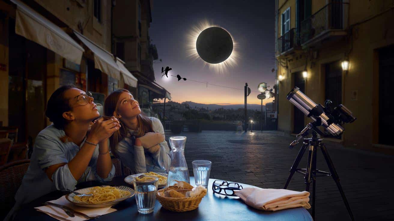 Pranzo al buio?” : a dicembre 2025 gli astronomi fissano il giorno che farà notte anche per te